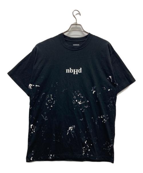 NEIGHBORHOOD（ネイバーフッド）NEIGHBORHOOD (ネイバーフッド) ドリップペイントTシャツ/DRIP C-TEE ブラック サイズ:Lの古着・服飾アイテム