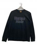 HUMAN MADEヒューマンメイド）の古着「GRAPHIC L/S T-SHIRT/DRYALLS」｜ブラック