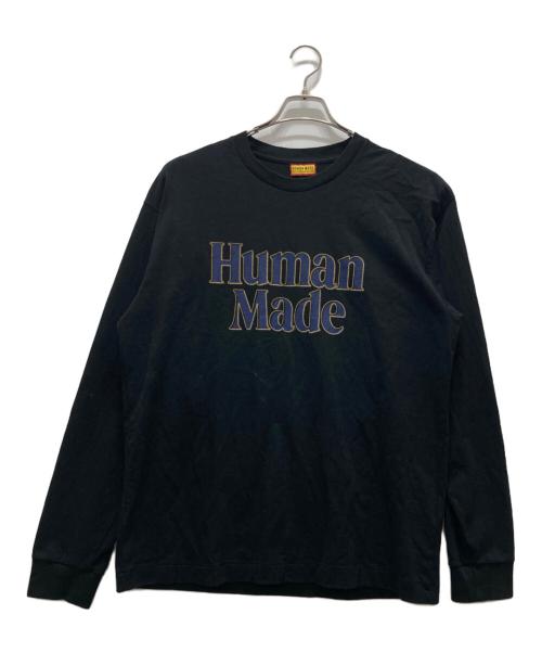 HUMAN MADE（ヒューマンメイド）HUMAN MADE (ヒューマンメイド) GRAPHIC L/S T-SHIRT/DRYALLS ブラック サイズ:XXLの古着・服飾アイテム