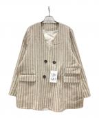 ANDREA&Co.アンドラー＆コー）の古着「ダブルジャケット」｜ベージュ