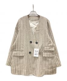 ANDREA&Co.（アンドラー＆コー）の古着「ダブルジャケット」｜ベージュ