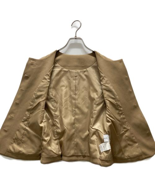 ANDREA & Co.（アンドレア アンド コー）ANDREA & Co. (アンドレア アンド コー) レイヤーデザインショルダーベスト ブラウン サイズ:Freeの古着・服飾アイテム