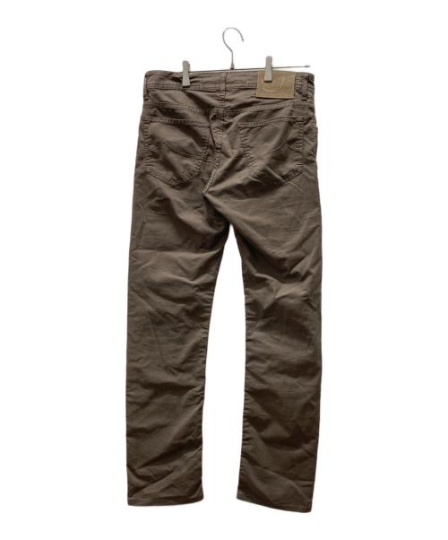 JACOB COHEN（ヤコブコーエン）JACOB COHEN (ヤコブコーエン) ハラコパッチスキニーパンツ ブラウン サイズ:W30の古着・服飾アイテム