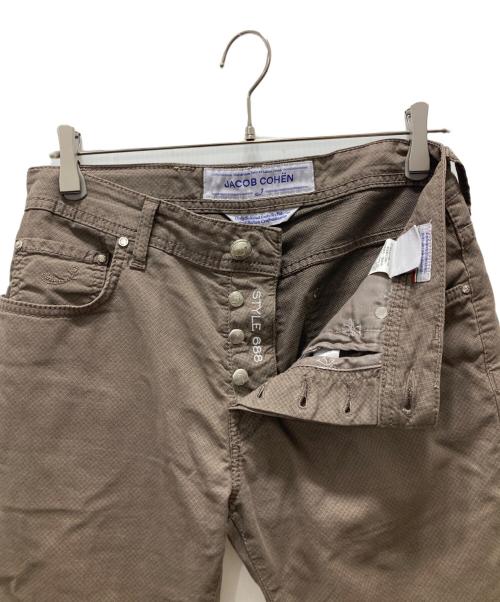 JACOB COHEN（ヤコブコーエン）JACOB COHEN (ヤコブコーエン) ハラコパッチスキニーパンツ ブラウン サイズ:W30の古着・服飾アイテム