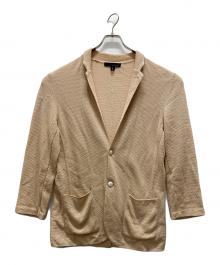 LARDINI（ラルディーニ）の古着「アンコンジャケット」｜ベージュ