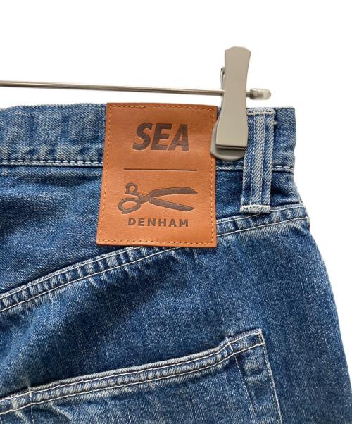 Denham（デンハム）Denham (デンハム) WIND AND SEA (ウィンダンシー) EAST WIDER DENIM インディゴ サイズ:W27の古着・服飾アイテム