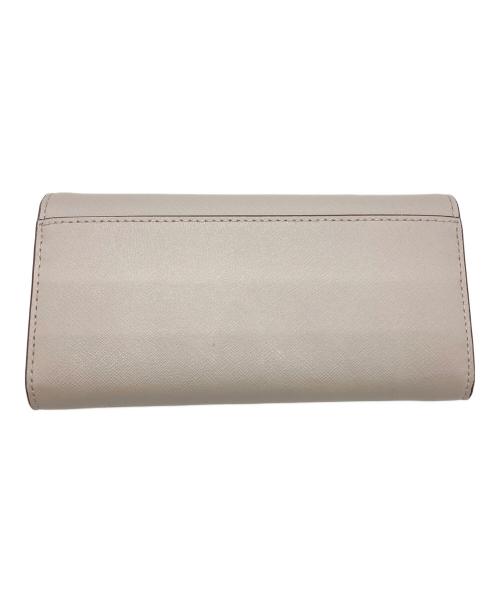 MICHAEL KORS（マイケルコース）MICHAEL KORS (マイケルコース) エンベロープコンチネンタルウォレット ベージュの古着・服飾アイテム