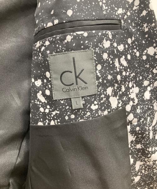 ck Calvin Klein（シーケーカルバンクライン）ck Calvin Klein (シーケーカルバンクライン) テーラードジャケット ブラック サイズ:Lの古着・服飾アイテム