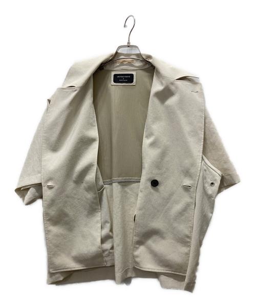 UNITED TOKYO（ユナイテッドトーキョー）UNITED TOKYO (ユナイテッドトーキョー) ハーフスリーブトレンチシャツ ベージュ サイズ:2の古着・服飾アイテム