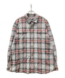 CarHartt（カーハート）の古着「ダブルポケット チェックネルシャツ」｜グレー