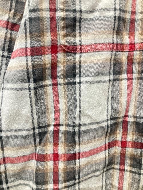 CarHartt（カーハート）CarHartt (カーハート) ダブルポケット チェックネルシャツ グレー サイズ:XLの古着・服飾アイテム