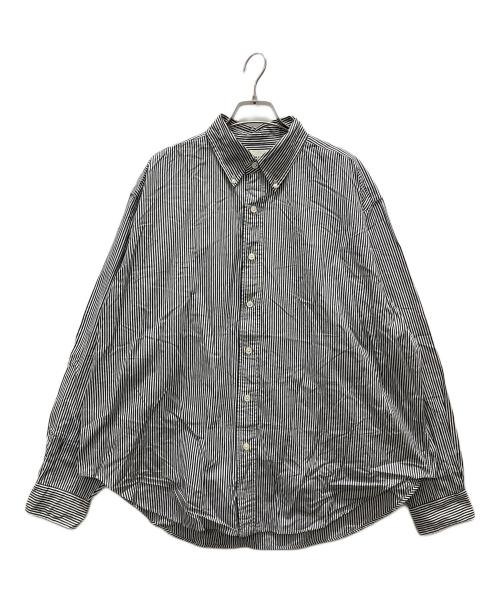 THE SHINZONE（ザ シンゾーン）THE SHINZONE (ザ シンゾーン) STRIPE DADDY SHIRTS グレー サイズ:RSの古着・服飾アイテム