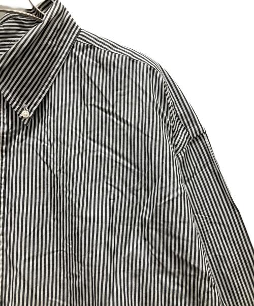 THE SHINZONE（ザ シンゾーン）THE SHINZONE (ザ シンゾーン) STRIPE DADDY SHIRTS グレー サイズ:RSの古着・服飾アイテム