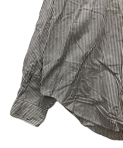 THE SHINZONE（ザ シンゾーン）THE SHINZONE (ザ シンゾーン) STRIPE DADDY SHIRTS グレー サイズ:RSの古着・服飾アイテム