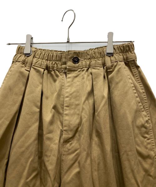HARVESTY（ハーベスティー）HARVESTY (ハーベスティー) コットンチノクロスサーカスパンツ ベージュ サイズ:2の古着・服飾アイテム