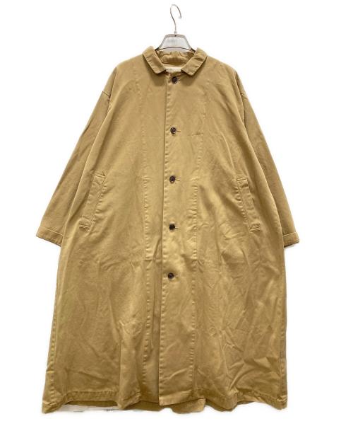 HARVESTY（ハーベスティー）HARVESTY (ハーベスティー) OVER COAT ベージュ サイズ:Sの古着・服飾アイテム
