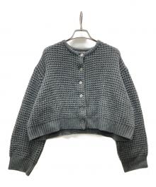 mizuiro-ind（ミズイロインド）の古着「waffle knit C/D」｜グレー