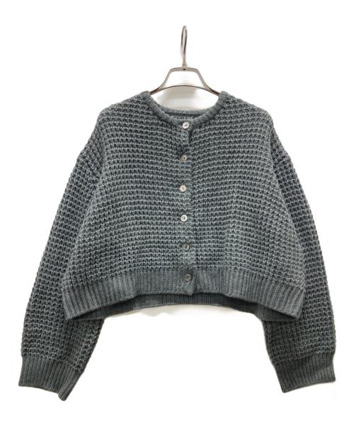 mizuiro-ind（ミズイロインド）mizuiro-ind (ミズイロインド) waffle knit C/D グレー サイズ:記載無しの古着・服飾アイテム