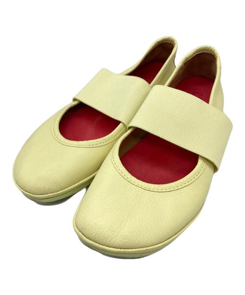CAMPER（カンペール）CAMPER (カンペール) フラットシューズ イエロー サイズ:38の古着・服飾アイテム