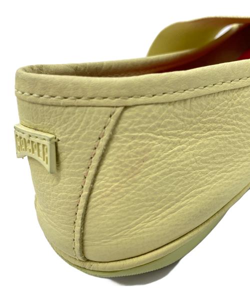 CAMPER（カンペール）CAMPER (カンペール) フラットシューズ イエロー サイズ:38の古着・服飾アイテム