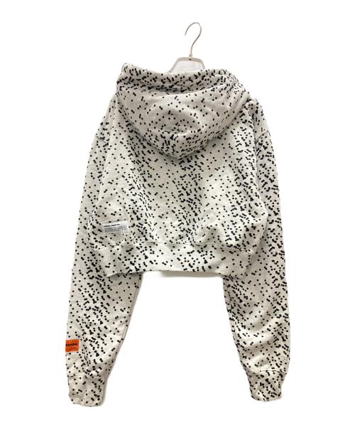 HERON PRESTON（ヘロンプレストン）HERON PRESTON (ヘロンプレストン) ドット柄プルオーバーパーカー ホワイト サイズ:Mの古着・服飾アイテム