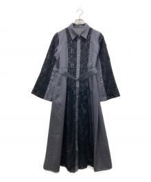 HARE（ハレ）の古着「ソデスリットキリカエワンピース」｜グレー