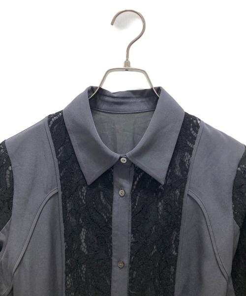 HARE（ハレ）HARE (ハレ) ソデスリットキリカエワンピース グレー サイズ:Fの古着・服飾アイテム