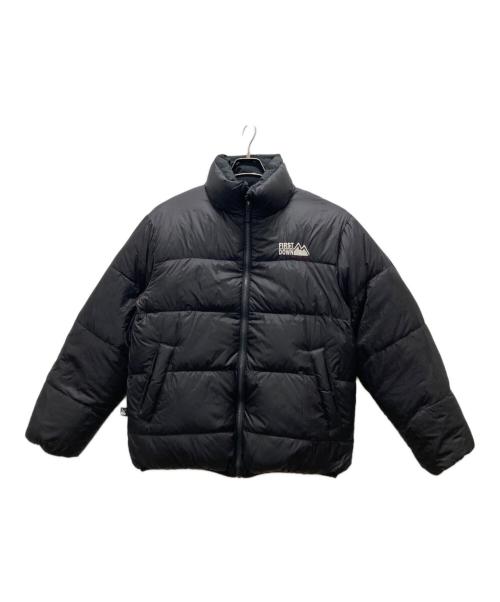 FIRST DOWN（ファーストダウン）FIRST DOWN (ファーストダウン) REVERSIBLE DOWN JACKET オレンジ サイズ:Mの古着・服飾アイテム