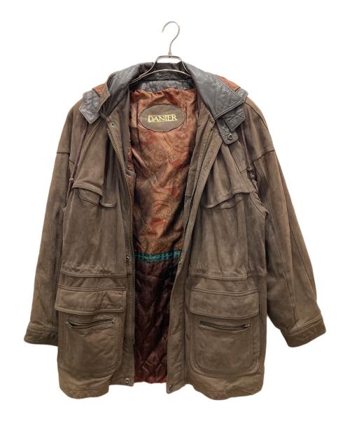 DANIER（ダニエ）DANIER (ダニエ) コート ブラウン サイズ:Mの古着・服飾アイテム