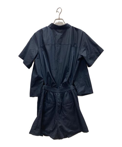 HER LIP TO（ハーリップトゥ）HER LIP TO (ハーリップトゥ) Herlipto Armace Short Sleeve Romper ネイビー サイズ:Sの古着・服飾アイテム