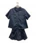 HER LIP TO（ハーリップトゥ）の古着「Herlipto Armace Short Sleeve Romper」｜ネイビー