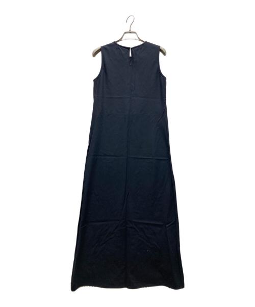 A.P.C.（アーペーセー）A.P.C. (アーペーセー) フランス製マキシノースリーブワンピース ネイビー サイズ:36の古着・服飾アイテム
