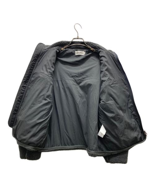 Gymphlex（ジムフレックス）Gymphlex (ジムフレックス) スタンドカラー ボアフリース ジャケット グレー サイズ:14の古着・服飾アイテム