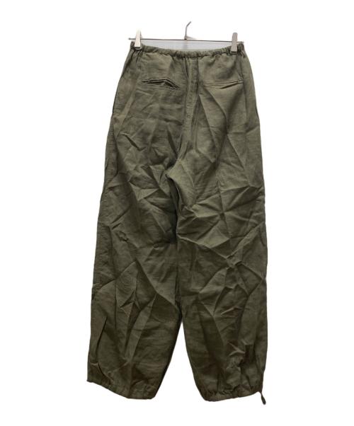 ticca（ティッカ）TICCA (ティッカ) イージーリネンカーゴパンツ グリーン サイズ:Freeの古着・服飾アイテム