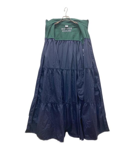 LOWRYS FARM（ローリーズファーム）LOWRYS FARM (ローリーズファーム) NBAドッキングワンピース ネイビー サイズ:Freeの古着・服飾アイテム