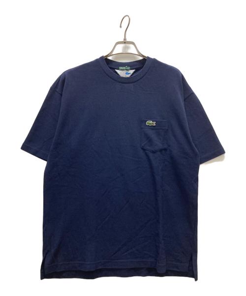 LACOSTE（ラコステ）LACOSTE (ラコステ) 鹿の子Tシャツ ネイビー サイズ:L 未使用品の古着・服飾アイテム