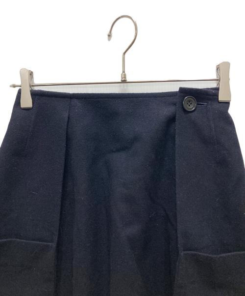 Y's（ワイズ）Y's (ワイズ) ラップスカート ネイビー サイズ:表記無しの古着・服飾アイテム