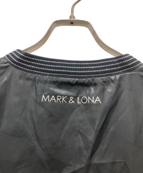 MARK&LONA（マークアンドロナ）MARK&LONA (マークアンドロナ) Vネックプルオーバーウィンドブレーカー ブラック サイズ:Lの古着・服飾アイテム