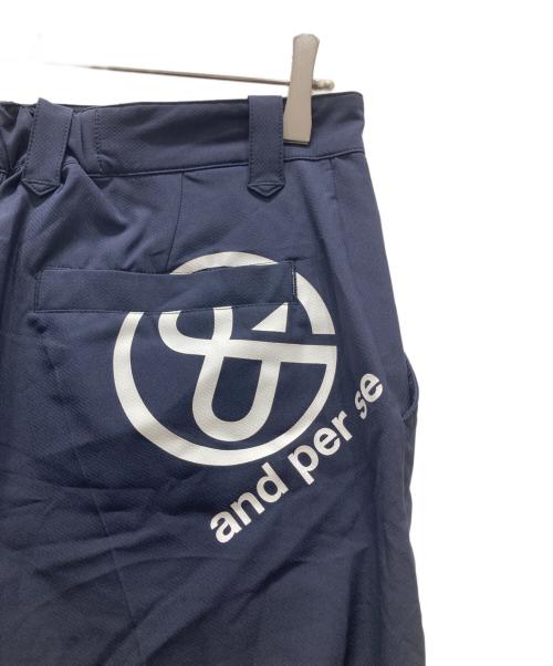 and per se（アンパスィ）and per se (アンパスィ) ハーフパンツ ネイビー サイズ:L 未使用品の古着・服飾アイテム