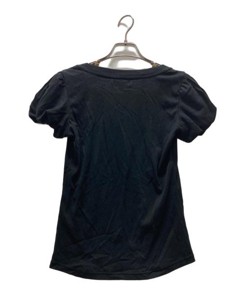 BURBERRY LONDON BLUE LABEL（バーバリーロンドンブルーレーベル）BURBERRY LONDON BLUE LABEL (バーバリーロンドンブルーレーベル) Tシャツ ブラック サイズ:38 未使用品の古着・服飾アイテム