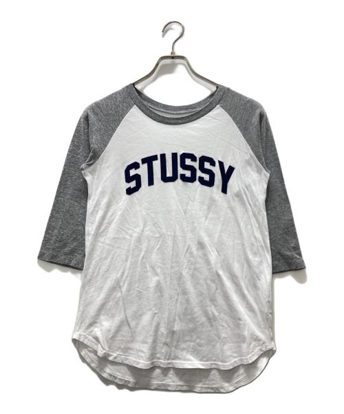 stussy（ステューシー）stussy (ステューシー) カットソー ライトグレー サイズ:Sの古着・服飾アイテム