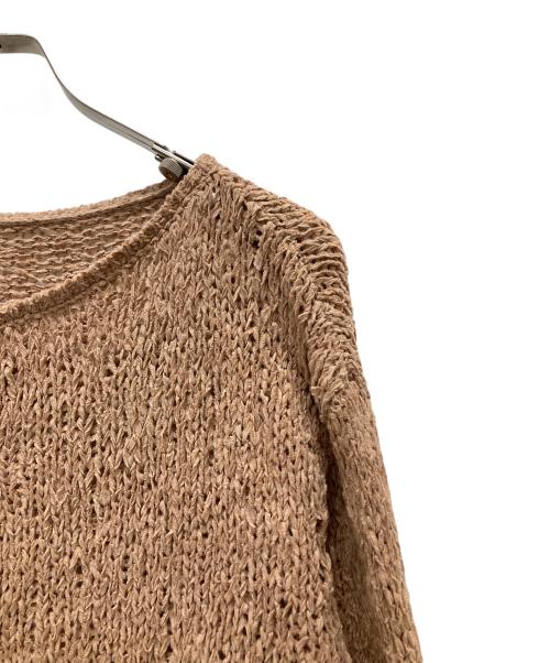 Plage（プラージュ）Plage (プラージュ) Fringe yarn カーディガン 2 ブラウン サイズ:Fの古着・服飾アイテム