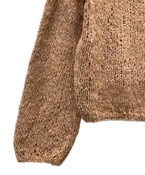 Plage（プラージュ）Plage (プラージュ) Fringe yarn カーディガン 2 ブラウン サイズ:Fの古着・服飾アイテム