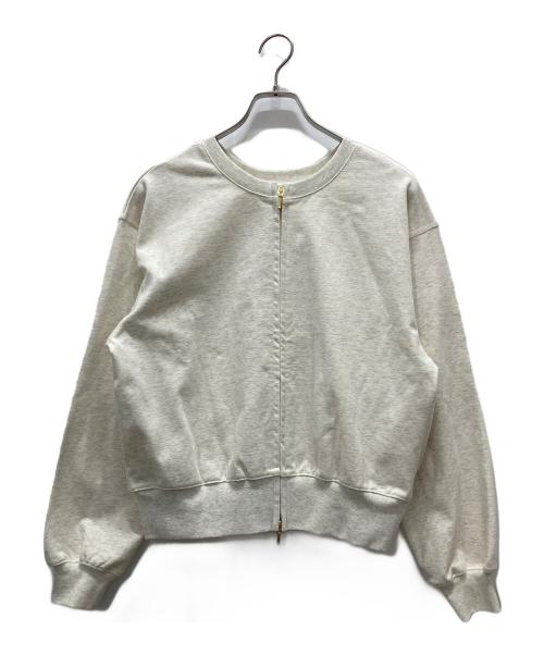 IENA（イエナ）IENA (イエナ) ジップオープン2WAYスウェットプルオーバー ホワイト サイズ:記載なしの古着・服飾アイテム
