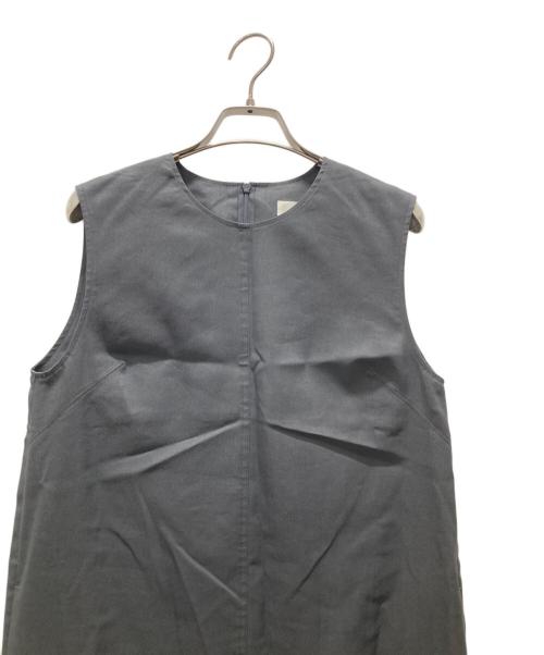 IENA（イエナ）IENA (イエナ) リネン混ノースリーブワンピース グレー サイズ:36の古着・服飾アイテム