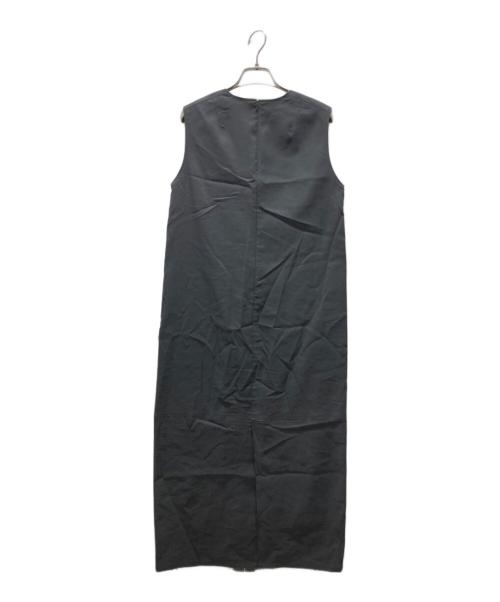 IENA（イエナ）IENA (イエナ) リネン混ノースリーブワンピース グレー サイズ:36の古着・服飾アイテム