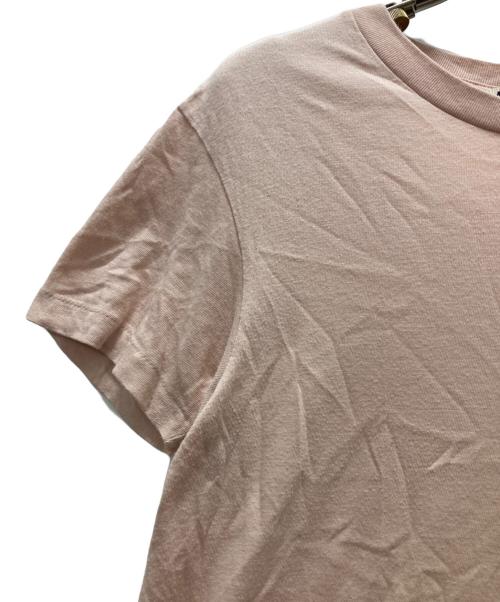 AURALEE（オーラリー）AURALEE (オーラリー) SEAMLESS CREW NECK TEE ピンク サイズ:1の古着・服飾アイテム