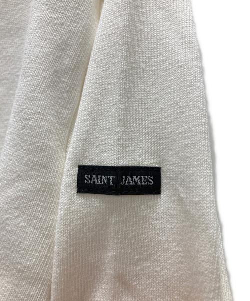 SAINT JAMES（セントジェームス）SAINT JAMES (セントジェームス) バスクシャツ ホワイト サイズ:XS 未使用品の古着・服飾アイテム