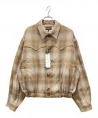 PENDLETON×M TO Rペンドルトン×ムウトアール）の古着「CHECK BLOUSON」｜ブラウン