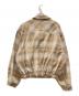 PENDLETON (ペンドルトン) M TO R (ムウトアール) CHECK BLOUSON ブラウン サイズ:L 未使用品：9000円